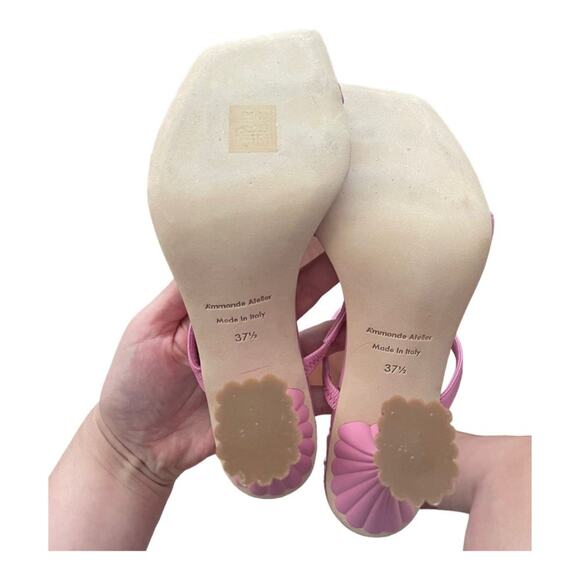 Ammonde Atelier Andrea 100 Sandals Leather High Heels Coquette Fairy Dainty 6.5 - Picture 10 of 10